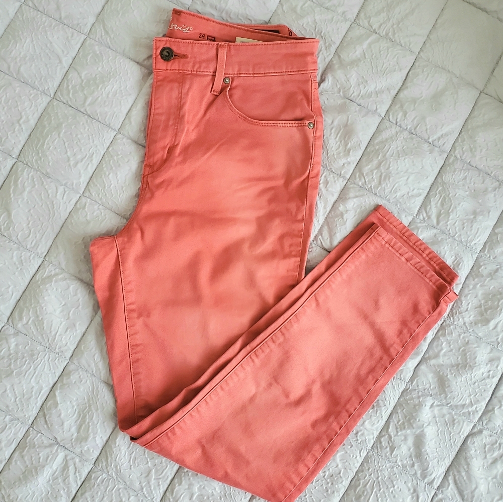 High Rise Demi Curve Pink Levi's